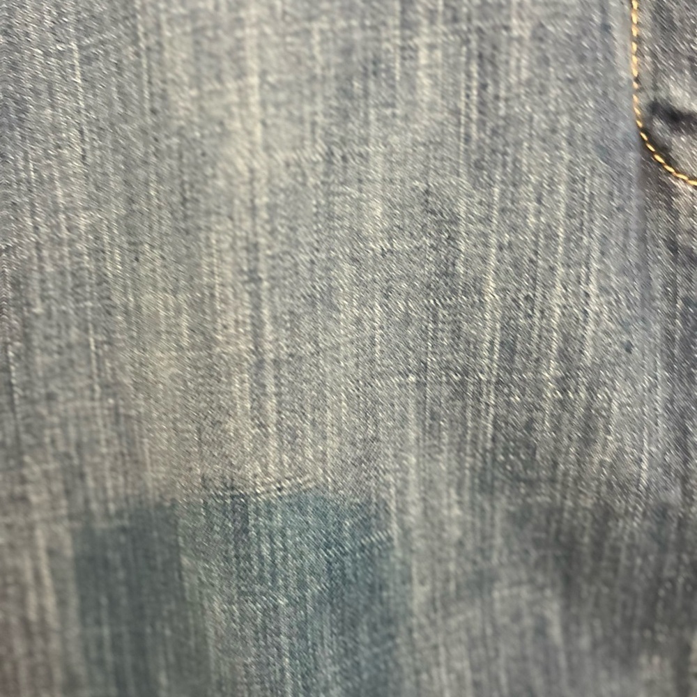 NWT Loft Classic Dark Blue Denim Mini Skirt. Size 12P - Picture 3 of 6